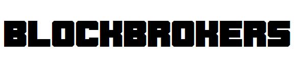 Blockbrokers字体