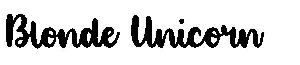 Blonde Unicorn字体
