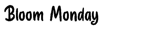 Bloom Monday字体