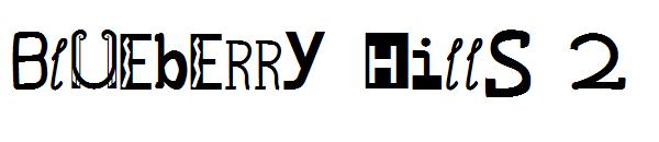 Blueberry Hills 2字体
