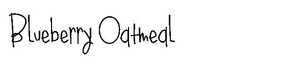 Blueberry Oatmeal字体