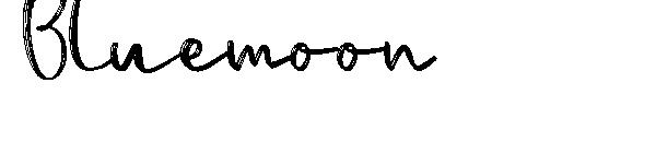 Bluemoon字体