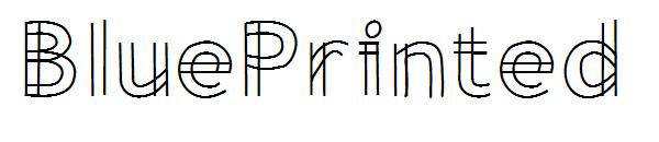 BluePrinted字体
