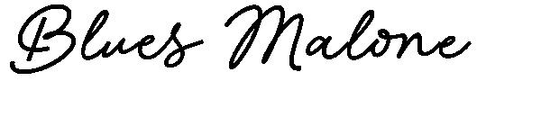 Blues Malone字体