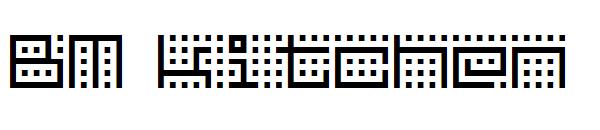 BM kitchen字体