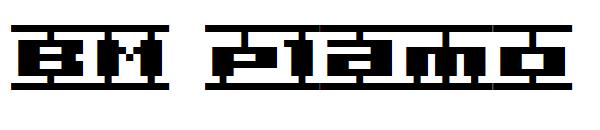 BM plamo字体