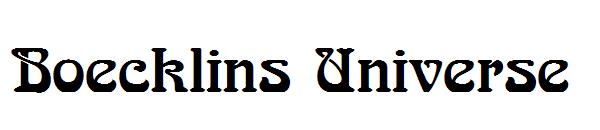 Boecklins Universe字体