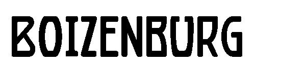 Boizenburg字体