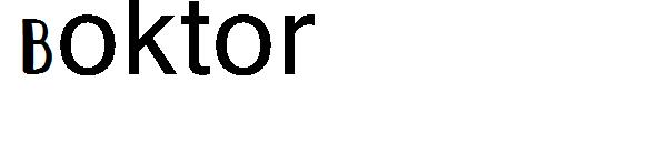 Boktor字体