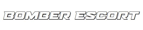 Bomber Escort字体
