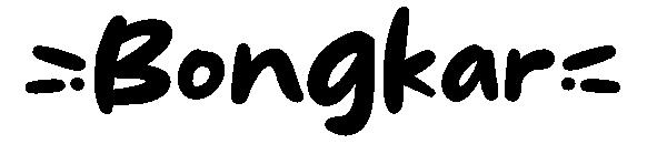 Bongkar字体