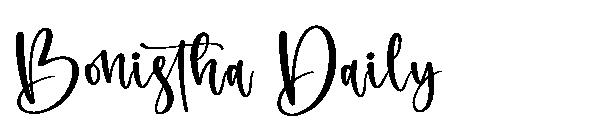 Bonistha Daily字体