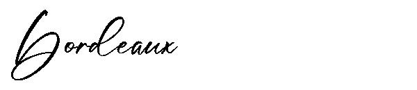 Bordeaux字体