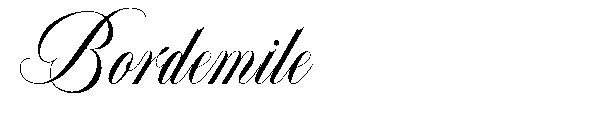 Bordemile字体