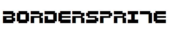 Bordersprite字体