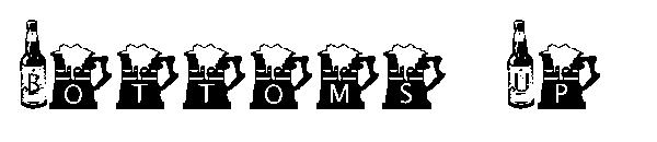 Bottoms Up!字体