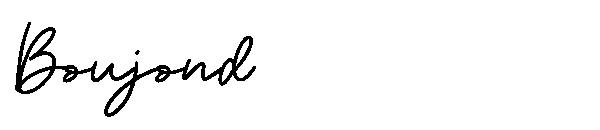 Boujond字体