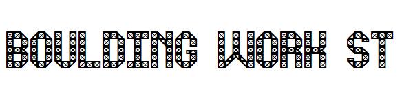 Boulding Work St字体