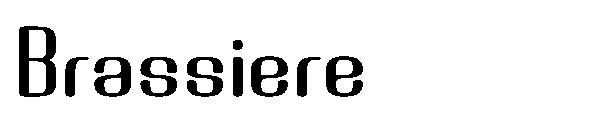 Brassiere字体