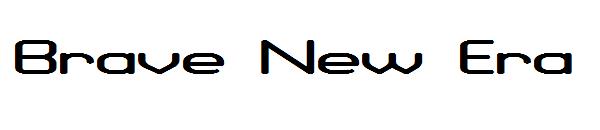 Brave New Era字体