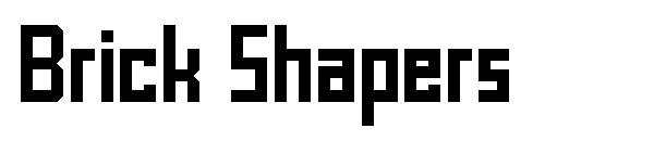 Brick Shapers字体
