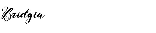 Bridgia字体