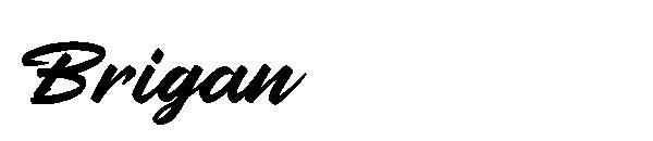 Brigan字体