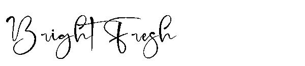 Bright Fresh字体