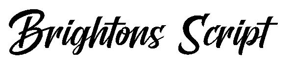 Brightons Script字体