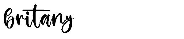 britany字体