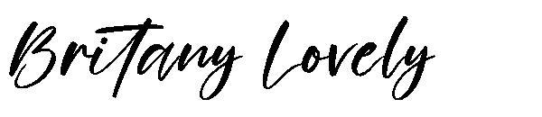Britany Lovely字体