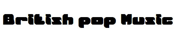 British pop Music字体