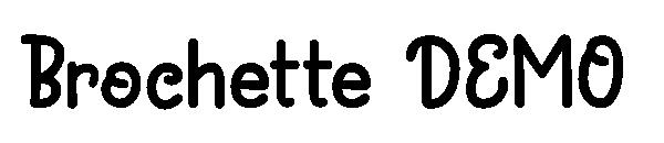 Brochette DEMO字体