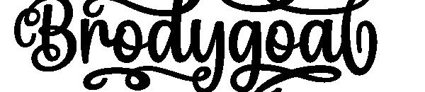 Brodygoal字体