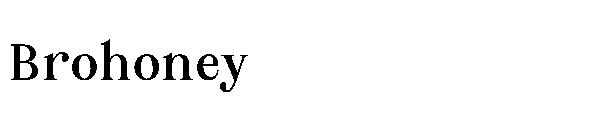 Brohoney字体