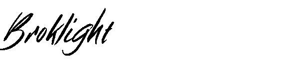 Broklight字体