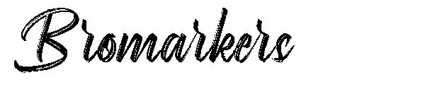 Bromarkers字体