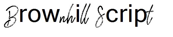 Brownhill Script字体