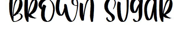 Brown Sugar字体