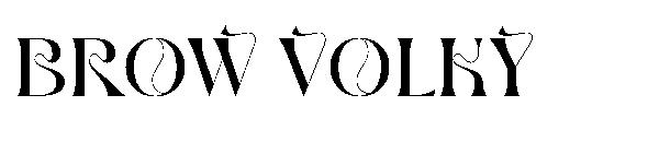 BROW VOLKY字体