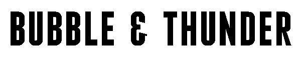 Bubble & Thunder字体