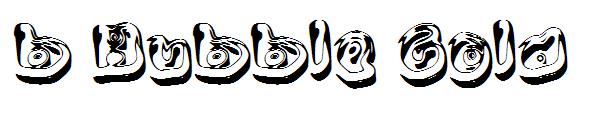 b Bubble Gold字体