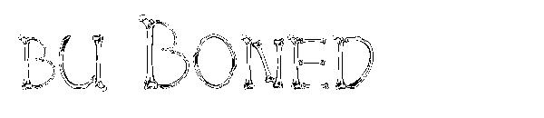 bu Boned字体