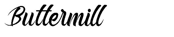 Buttermill字体