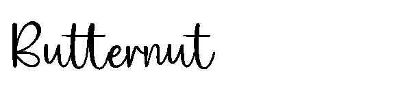 Butternut字体