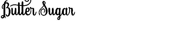 Butter Sugar字体