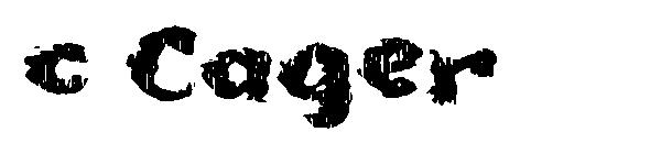 c Cager字体
