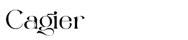 Cagier字体