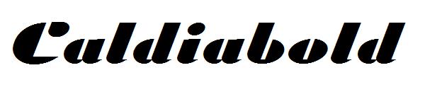 Caldiabold字体
