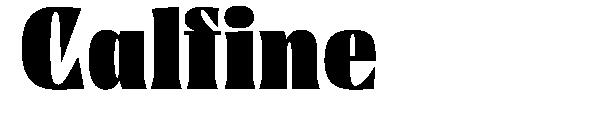 Calfine字体